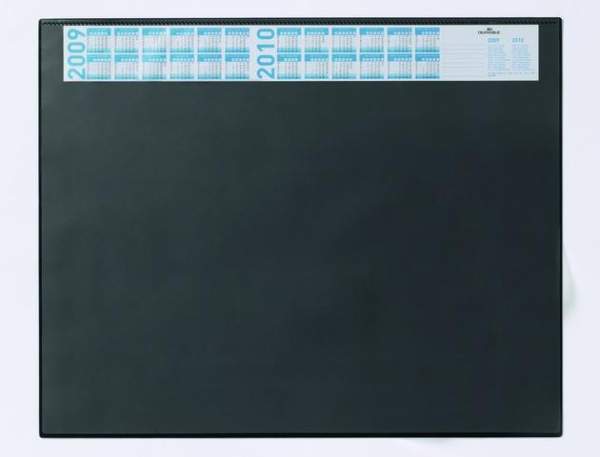 Schreibunterlage 52x65cm schwarz mit Vollsichtplatte DURABLE