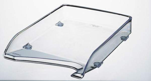 Ablagekorb elegant A4 244x335x52mm stapelbar transparent glasklar Leitz