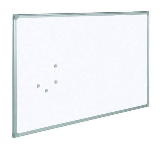 Schreibtafel 90x60cm Whiteboard weiß magnetisch Alurahmen 1St