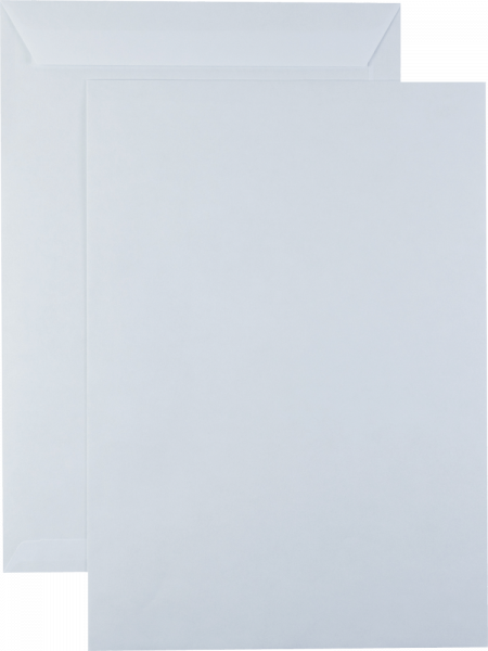 400 St Briefumschläge DIN B4 weiß ohne Fenster Versandtaschen Haftklebend HK 