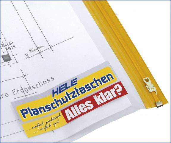 Planschutztaschen A2 44x62 cm PE-Folie transparent Pckg. á 10 St.