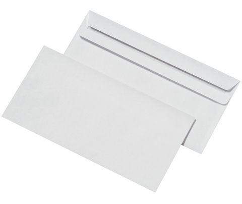 Briefumschläge DL DIN Lang ohne Fenster SK weiß (1000 Stück)