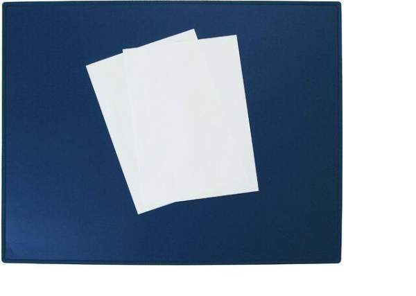 Schreibunterlage 63x50cm Kunststoff blau