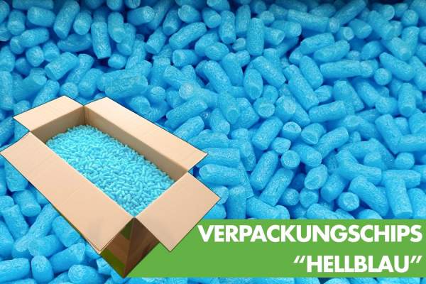 Plastikfreie-Verpackungschips-Biobiene-FSP-aus-Pflanzenstärke-Hellblau