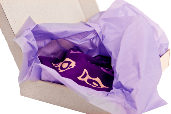 Packpapier-Packseide-Flieder-Lavendel