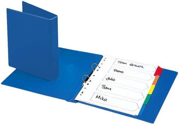 Ringbuch A5 2-Ring-Reißmechanik Rückenbreite 40mm Blau