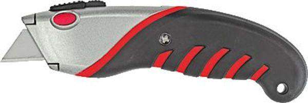 Cuttermesser Sicherheits-Universal-Cutter ECOBRA 770470 schwarz rot inkl. 5 Ersatzklingen