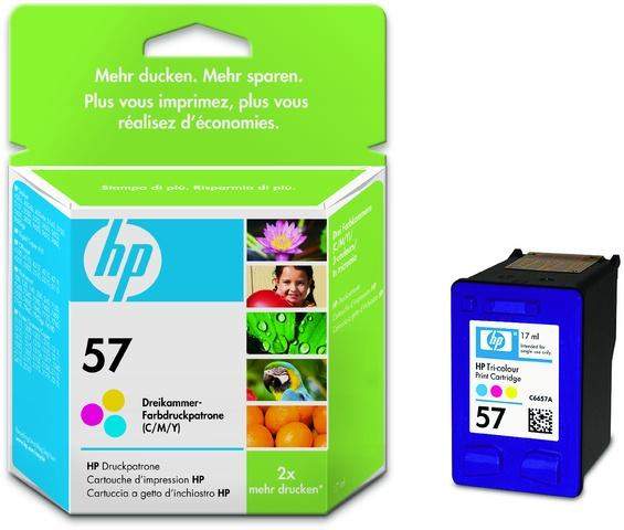 Tintenpatrone HP Nr. 57 C6657AE 3farbig color 17 ml 400 Seiten