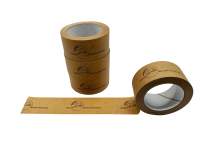 Dezente Bedruckung auf nachhaltigem und umweltfreundlichen Packband aus Papier mit einer Verstärkung für schwere Pakete - DHL Konform! Dezente Bedruckung auf nachhaltigem und umweltfreundlichen Packband aus Papier mit einer Verstärkung für schwere Pakete - DHL Konform!