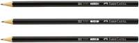 Bleistift Faber Castell 1111 sechseckig HB schwarz Bleistift Faber Castell 1111 sechseckig HB schwarz