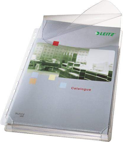 Prospekthülle Leitz 4757 A4 Klappe PVC genarbt VE: 5 St.