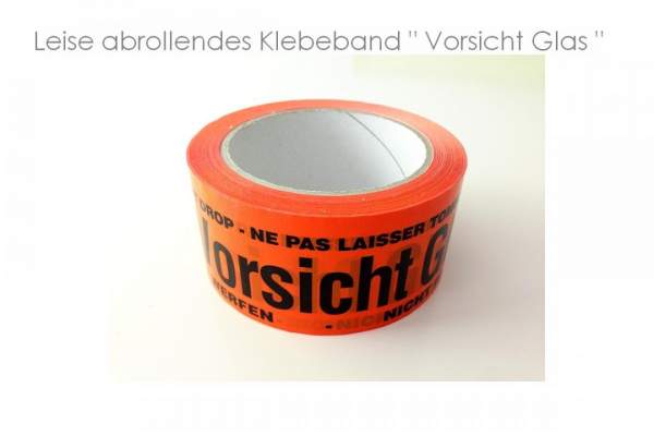 Klebeband Packband "Vorsicht Glas" 50mm x 66m