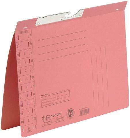 Pendelhefter Elba 90431 Karton 320g Amtsheftung A4 rot