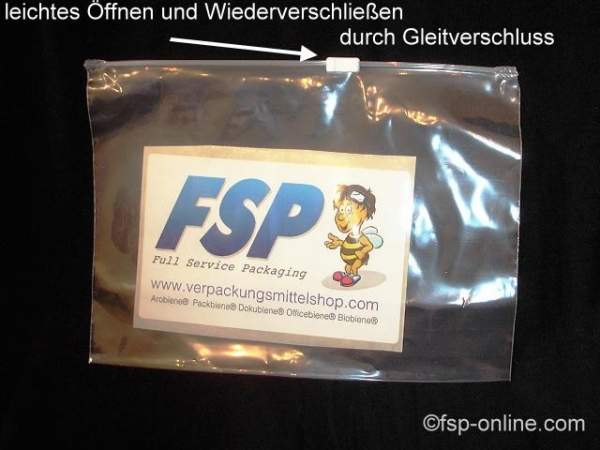 Gleitverschlussbeutel 200x150mm