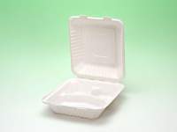 Lunchbox 438x200x35/47mm 3 Fächer kompostierbar Lunchbox 438x200x35/47mm 3 Fächer kompostierbar
