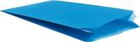 Faltenbeutel Kraftpapier 60g 120x45x200mm blau Faltenbeutel Kraftpapier 60g 120x45x200mm blau