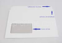CD-Versandtasche DL mit Fenster links hk u. Aufreißfaden weiss 546510 (10 Stück) CD-Versandtasche DL mit Fenster links hk u. Aufreißfaden weiss 546510 (10 Stück)