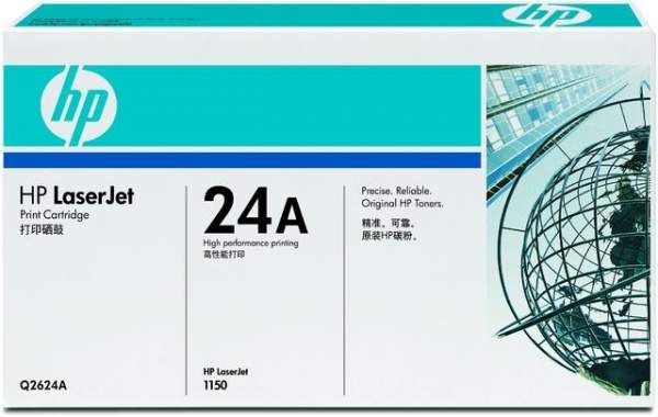 Toner HP 24A Q2624A schwarz 2.500 Seiten f. LaserJet 1150 Serie