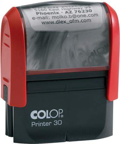 Stempel Colop Printer Textstempel 5-zeilig incl. Gutschein