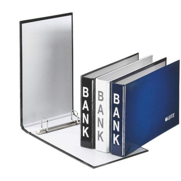 Bankordner LEITZ Ringbuch Bank 2-Ring-Mechanik Ring-Ø 20 mm Blau