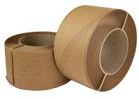 Umreifungsband ohne Plastik, dafür aus Papier Umreifungsband ohne Plastik, dafür aus Papier
