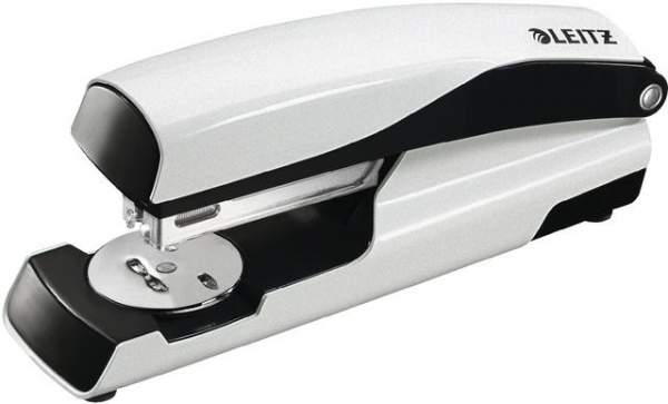 Heftgerät Leitz 5521 WOW für Heftklammern 24/6 + 26/6 30 Blatt 3mm perlweiß