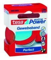 Gewebeband Tesa "Extra Power" 2,75m x 38mm rot Gewebeband Tesa "Extra Power" 2,75m x 38mm rot