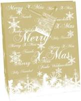 Weihnachts-Geschenktaschen-Gold-mit-Kordel-Geschenkanhänger Weihnachts-Geschenktaschen-Gold-mit-Kordel-Geschenkanhänger