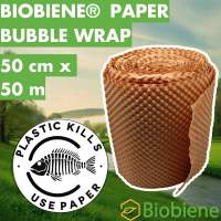 BIOBIENE®-PAPER-BUBBLE-WRAP-50-cm-50-Meter BIOBIENE®-PAPER-BUBBLE-WRAP-50-cm-50-Meter