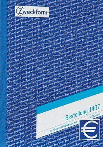 Bestellscheinbuch A5 Zweckform 1407 3fach Blaup. 3x50Blatt