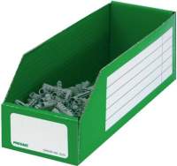 Aufbewahrungsboxen aus Wellpappe 305x100x110 mm grün Pckg. á 20 St. Aufbewahrungsboxen aus Wellpappe 305x100x110 mm grün Pckg. á 20 St.