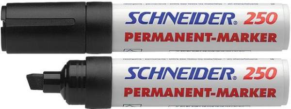 Permanentmarker Schneider 250 nachfüllbar schwarz 2-7mm