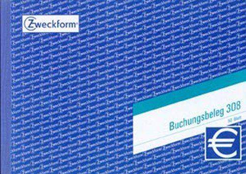 Buchungsbelegblock Zweckform 308 DIN A5 quer 50 Bl. / 1 St.