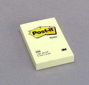 Haftnotiz Post it 51x76mm gelb 100 Bl. Typ 656 original / 1 Block