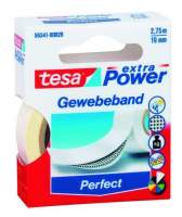Gewebeband Tesa "Extra Power" 2,75m x 19mm weiss Gewebeband Tesa "Extra Power" 2,75m x 19mm weiss