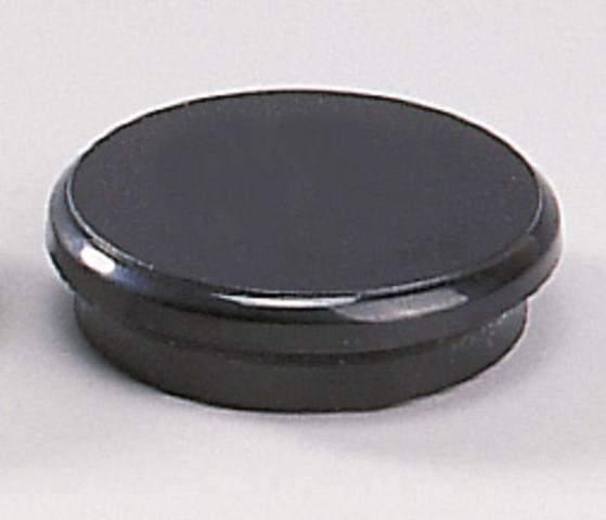Magnete rund Ø 24mm Haftkraft 300g schwarz (10 Stück)