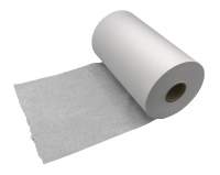 Seidenpapier weiß auf Rolle, leicht abgerollt 28cm breit
