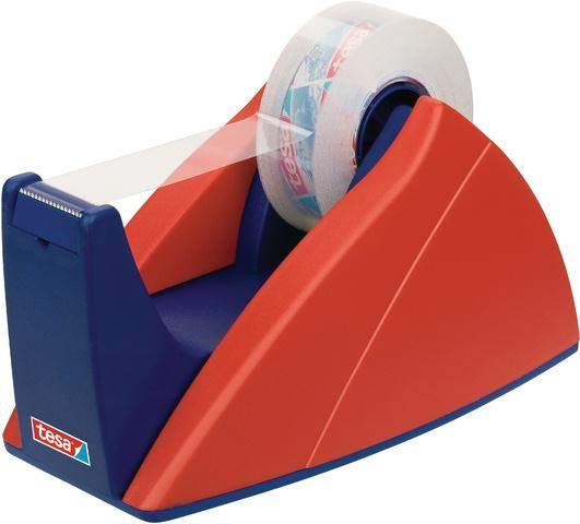 Tischabroller TESA Easy Cut® für Rollen bis 19mmx33m rot / blau schwer