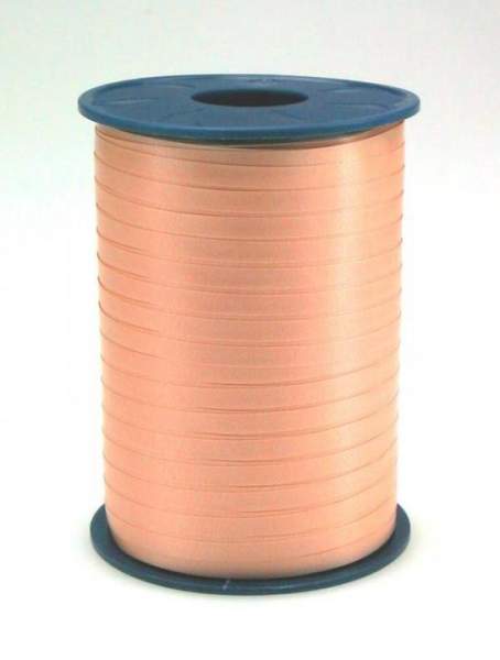 Geschenkband Ringelband 5mmx500m Apricot Lachs 34